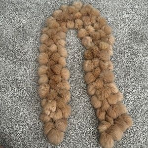 100% Rabbit Hair fuzzy scarf